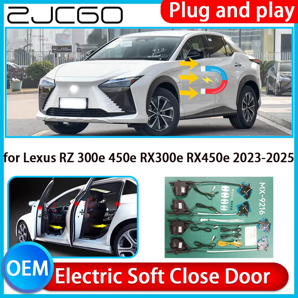 

for Lexus RZ 300e 450e RX300e RX450e 2023-2025 Auto Pull Car Soft Close Kit Door Power Latch Electric Door Catch Soft Closing