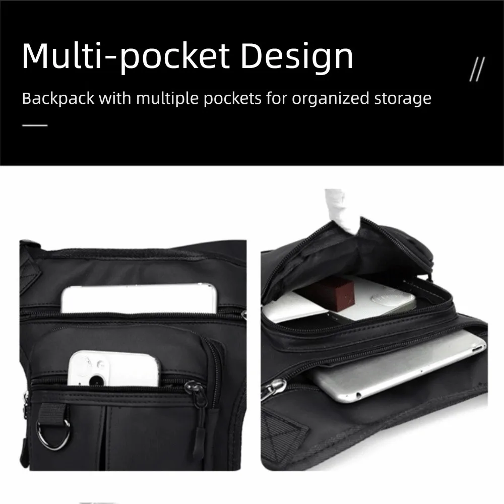 Travel Large Capacity Outdoor Drop Leg Bag Adjustable Multi-layers Bike Cycling Bag Waterproof Casual Motorcycle Bag Cycling