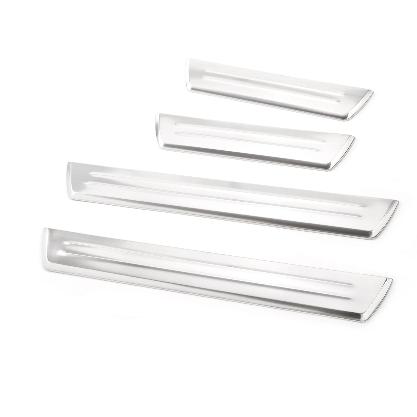 

For Toyota Hilux 2015-2021 Car Outer Door Sill Scuff Plates Cover Trim Car Styling