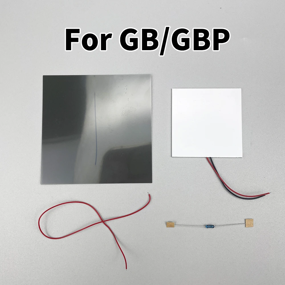 1Set DIY Screen Backlight Panel Kit For Gameboy DMG 001 GB GBP Game Console Use Cool White LCD Panel to Highlight Screen Behind