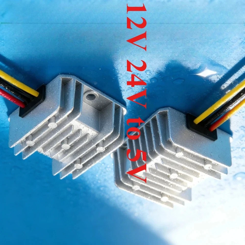 12V 24V to 5V 3A-100A DC Converter Regulator Car Step Down Reducer LED Lighting Display Daygreen CE Certified