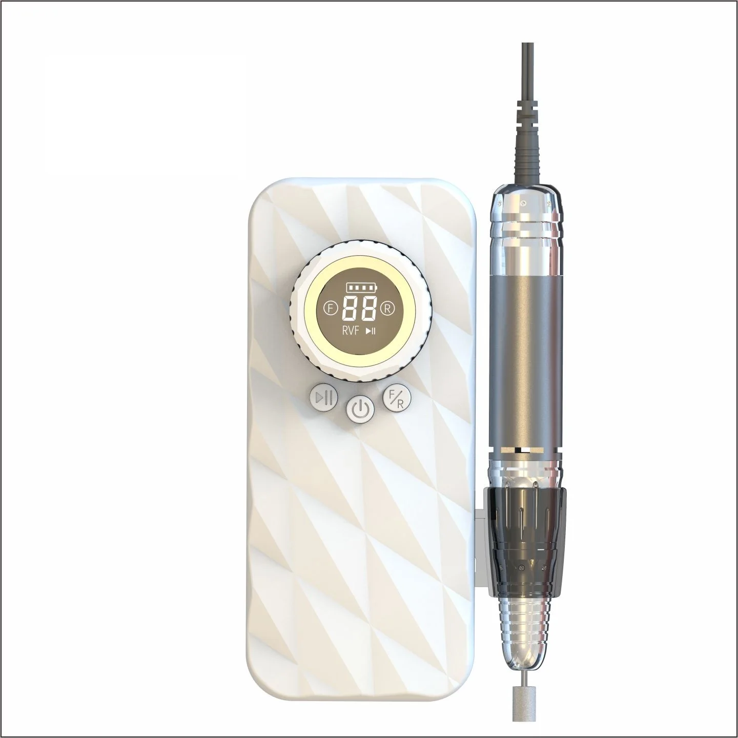 Electric Sander Professional Nail Drill 25w and 2000mah Rechargeable 30000rpm Pro Tools Nail Drill