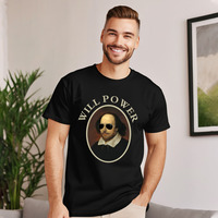 C assic Wi iam Shakespeare Tshirts Family Short Sleeve Hip Hop Round Collar Pure Cotton Tops & Tees Tees for Men Lovers Day