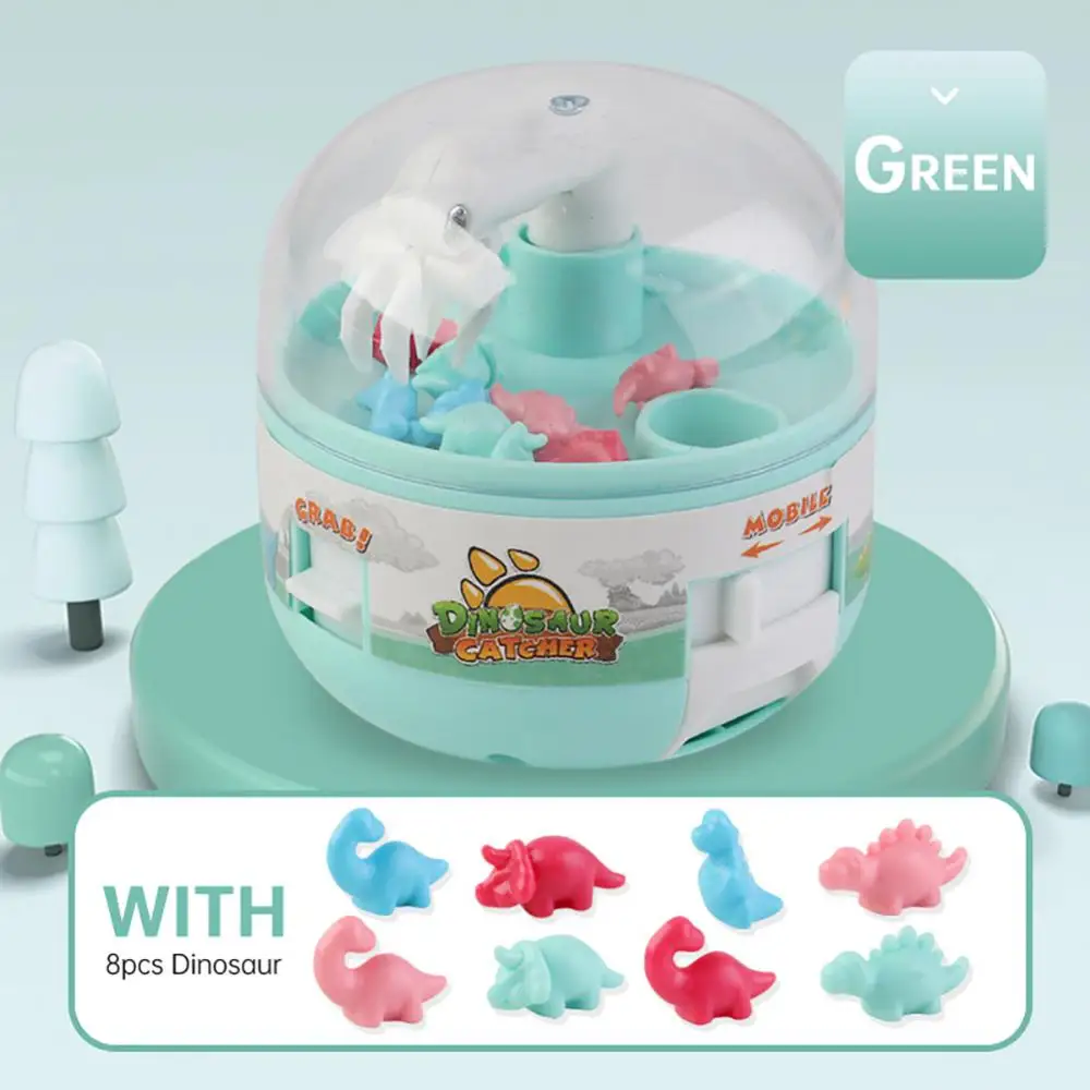 

Small Capsule Toy Mini Claw Machine Catch Dinosaur Game Cute Catcher Micro Dino Figures Prize For Children Stress Relief Toy