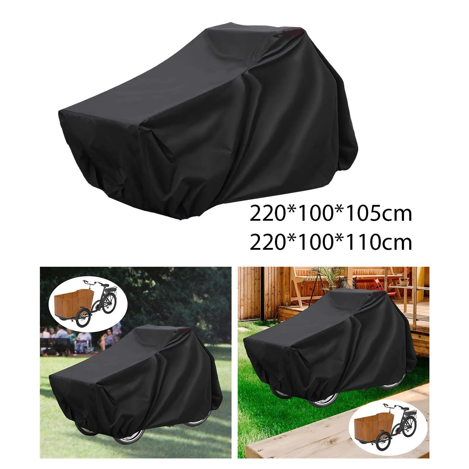 

Чехол для велосипеда, защита от дождя и ветра, чехол для трицикла, чехол для грузового велосипеда