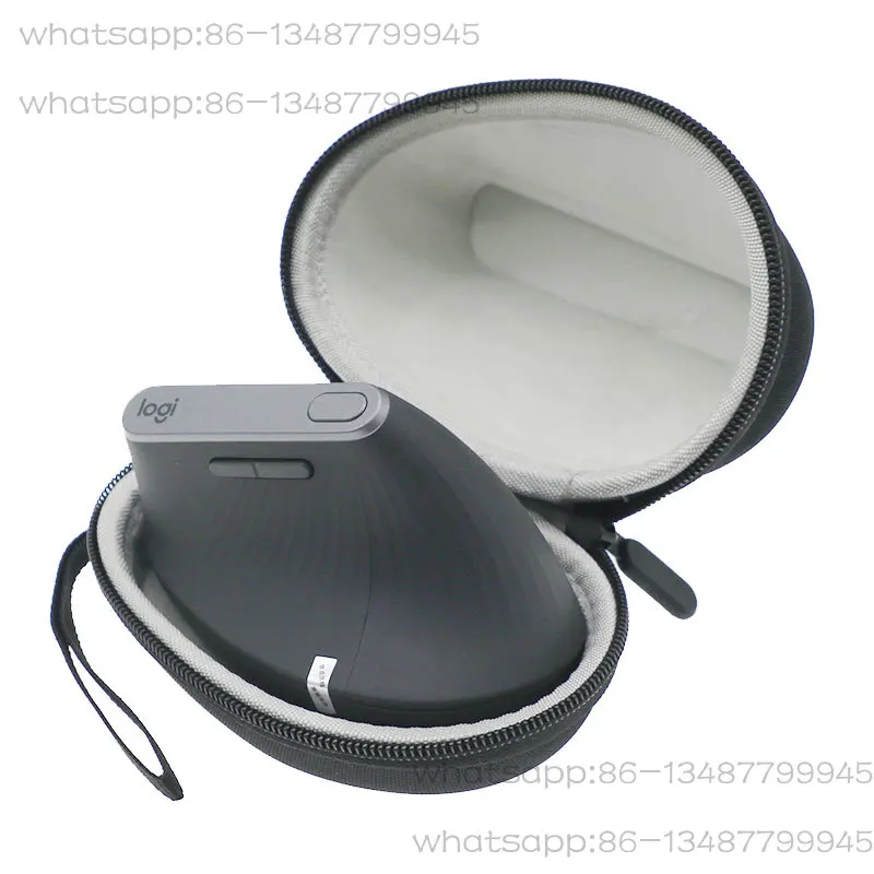 Wireless vertical mouse storage bag, travel portable protective case, hard case bag.