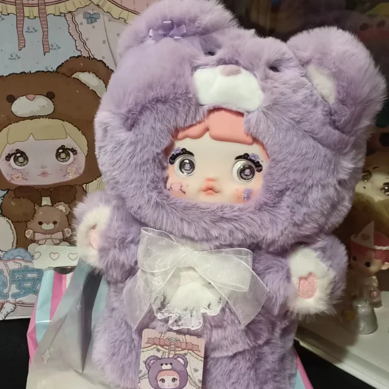 

Nommi 400% Mystery Box Nommi Goodnight Bear Series Vinyl Cute Doll Room Desktop Decoration Collection Doll Christma Kid Toy Gift