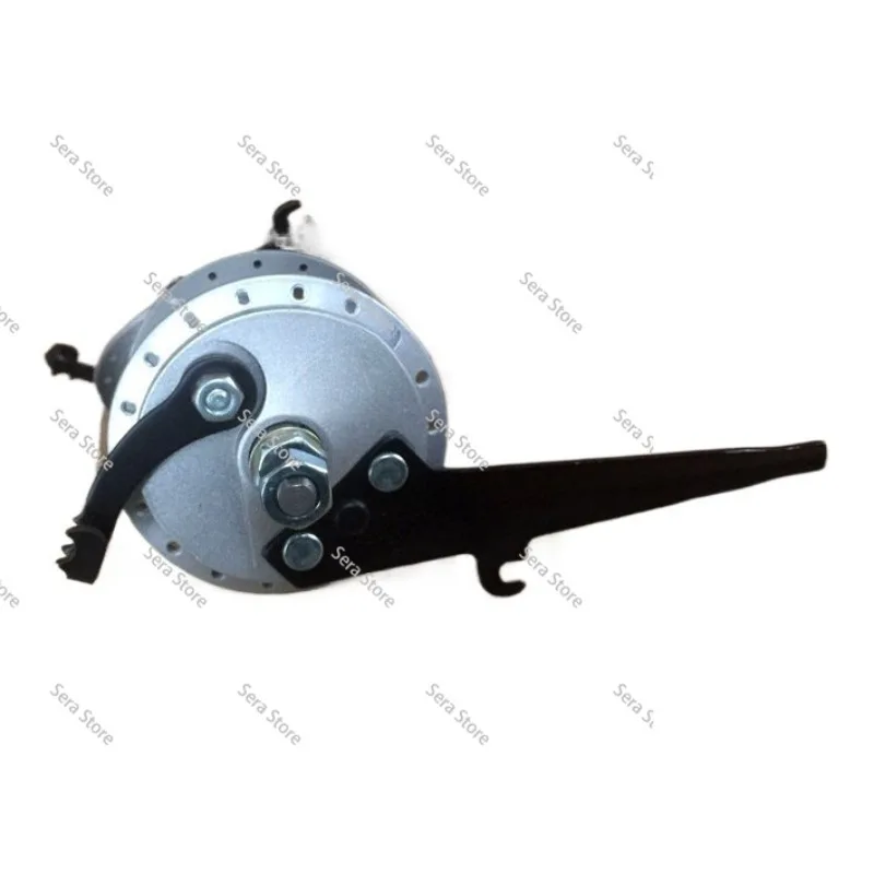 For Sturmey Arch Bike 36-Hole Aluminum Shaft Front Hub, Open 100mm Strip Steel Brake Arm
