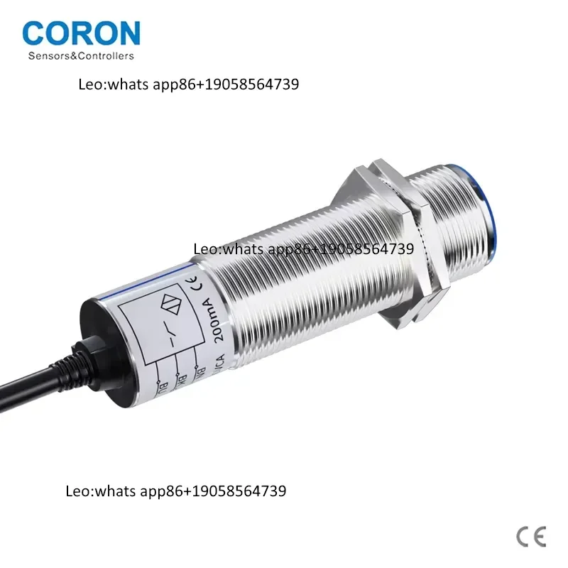 M18 Hall Effect Magnetic Sensor CORON CFJ-A18M-12ANA 12mm Cylinder Position Sensor DC 10-30V IP67 Proximity Switch Magnet