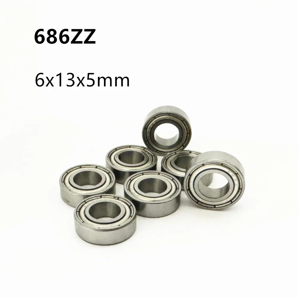 686ZZ L-1360ZZ 6862RS 6x13x5mm Miniature Deep Groove Ball Bearing Model Aircraft Small Bearing