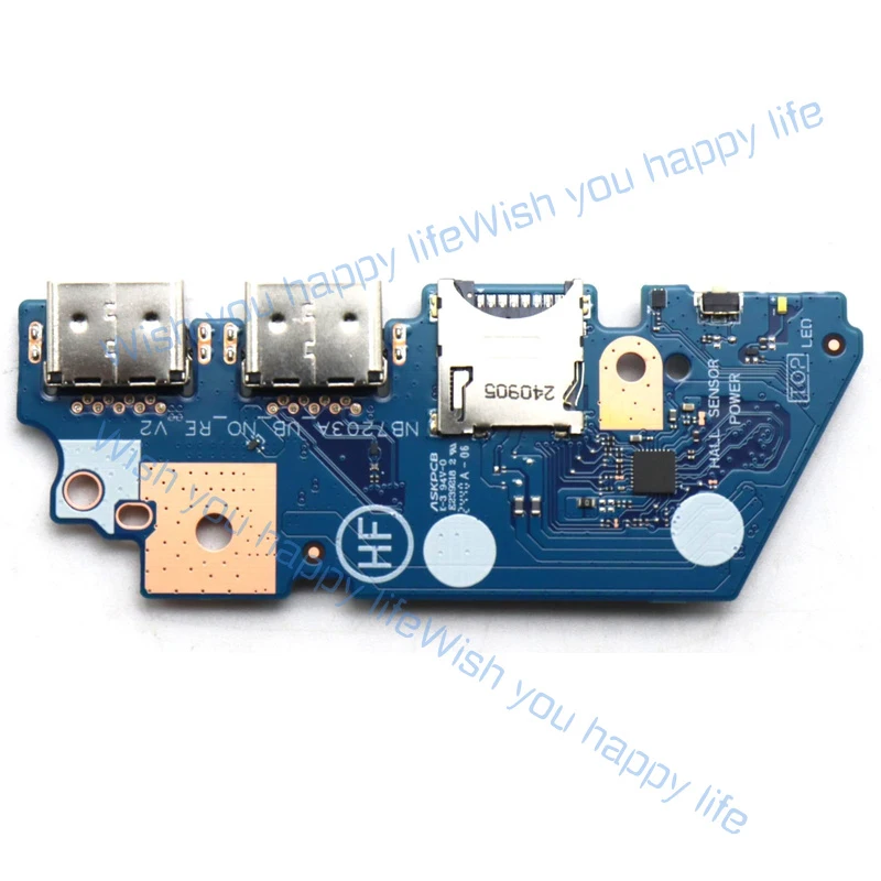 L... New USB Card Reader IO Board NB7203A For IdeaPad Slim 5 14IRH10 14IAH10 16IRH10
