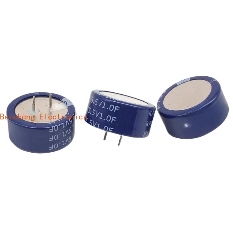 

10PCS Original high temperature resistance 85 ℃ 5.5V1F Capacitor C-type button