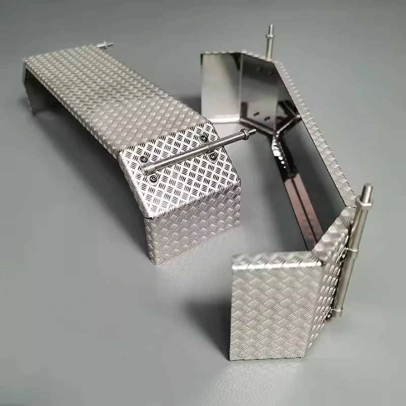 Metal Biaxial Anti-skid Pattern Fender for 1/14 Tamiya RC Truck Car Scania 770S BENZ 3363 VOLVO FH16 MAN Diy Parts Toys