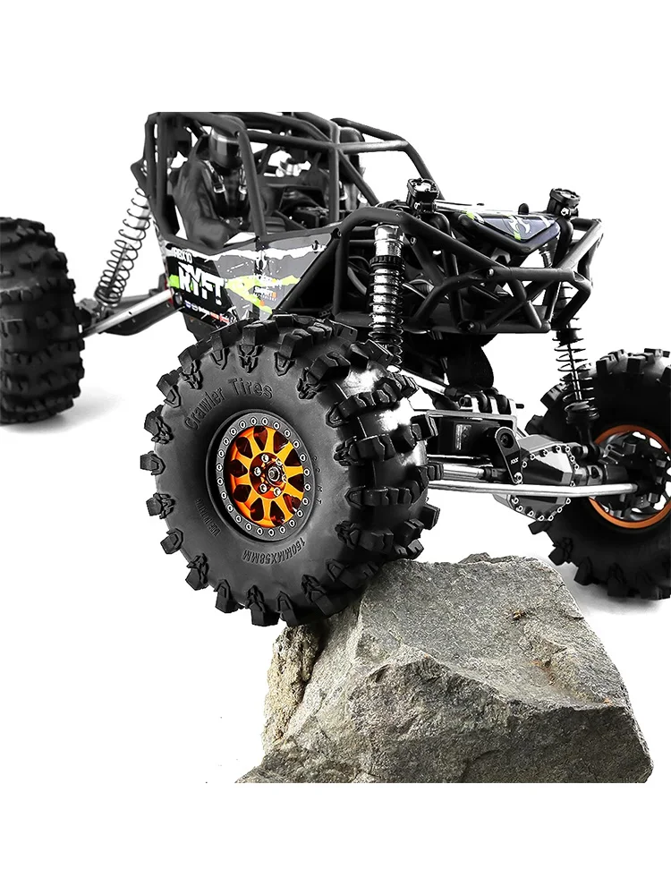 4-teiliges 150 mm 2,2" Metall Beadlock Felgenreifen-Set für 1/10 RC Crawler Car Axial SCX10 Pro Wraith Capra RR10 RBX10 TRX4