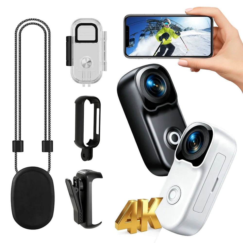 

Mini Camera Waterproof Sports DV Body Camera 1080P HD 156° ultra-wide-a Action Camcorder Bodycam Digital Video Audio Recorder DV