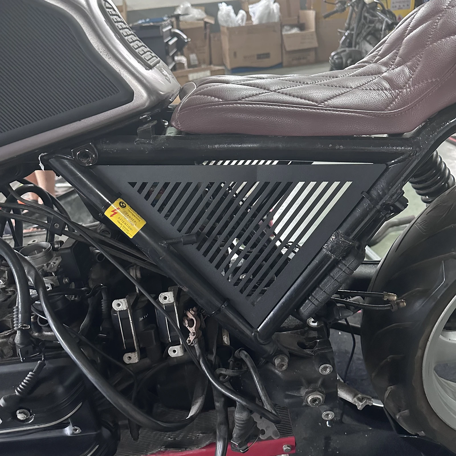 Cafe Racer K Serie For BMW K100 K100RS K75 K75RS Side Panel Side Cowl Fairing Motorcycle Frame Guard Protector Airbox Covers view 5