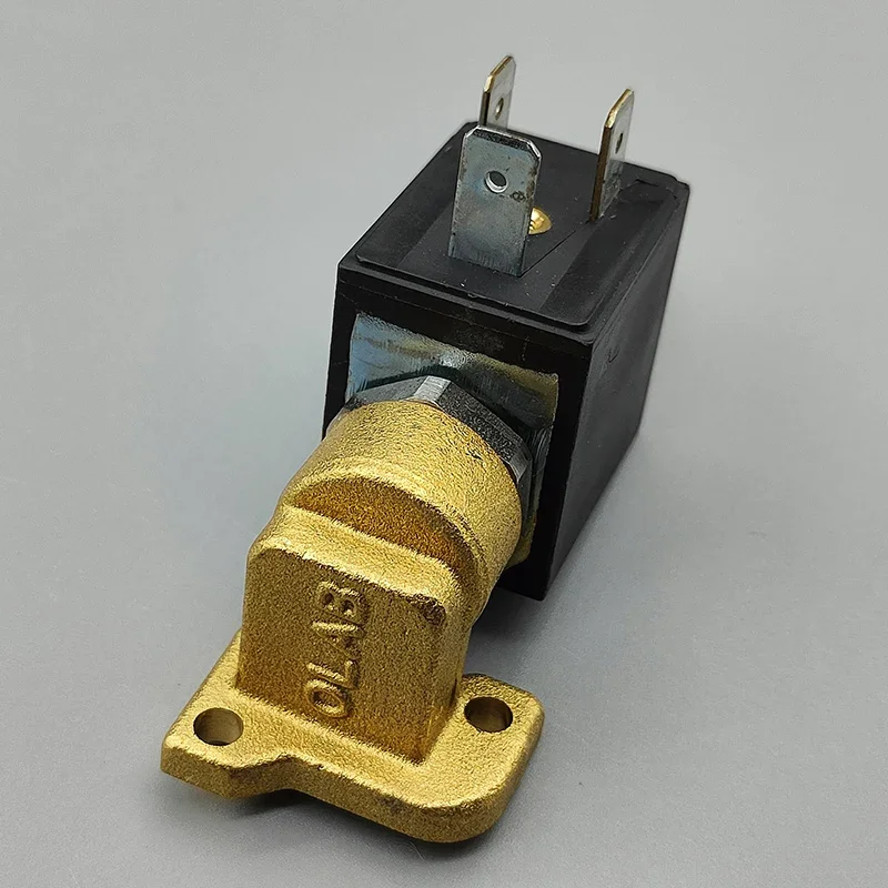 

OLAB 9000BH AC 220V 230V 2-Position 3-Way Electric Brass Solenoid Valve Normally Closed Type for Coffee Machine Steam Hot Water