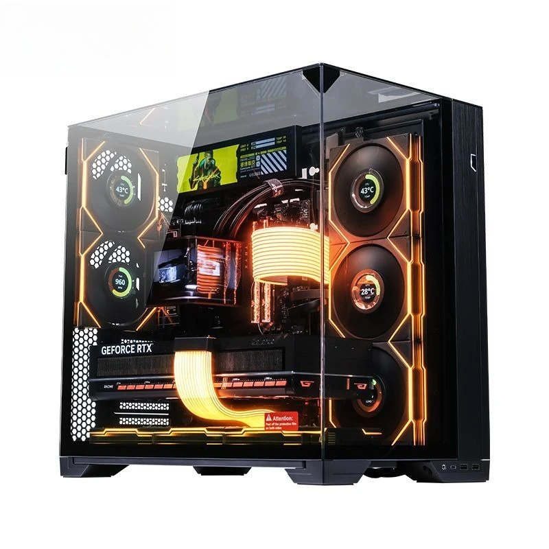 

AMD 9800X3 high-end e-sports Lianli desktop computer DIY host