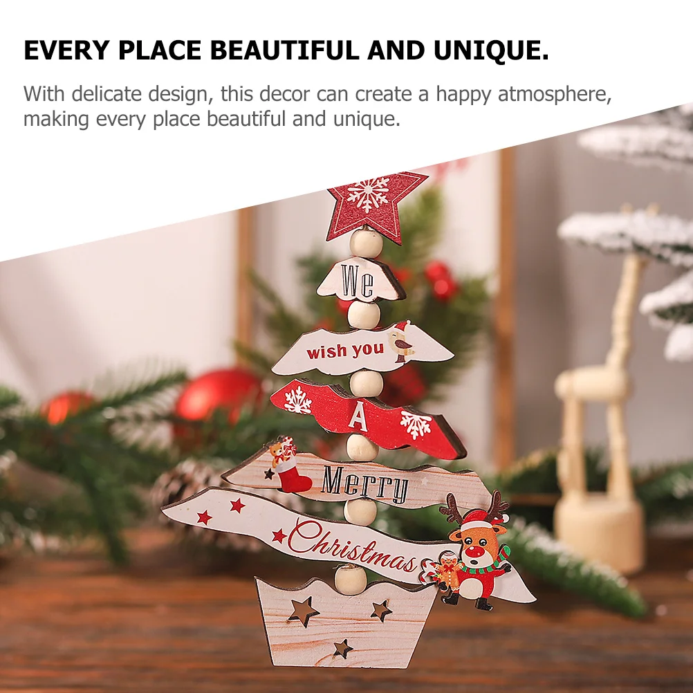 

3Pcs Christmas Tree Hanging Ornaments Wooden Xmas Pendant Party Decorations Christmas Tree Decor Xmas Hanging Ornaments