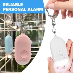 Kids Elderly Women Emergency SOS Personal Alarm Self Defense Keychain- Panic Button Or Pull Pin Alert Device 130 DB Loud Safety