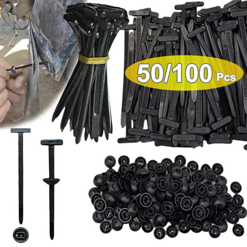 50 قطعة/20/30/100 قطعة العالمي رباط للكابل مشبك دبوس زر البريدي العلاقات النايلون الذاتي قفل الكابلات الثابتة البريدي التعادل سلك الربط الأشرطة #1