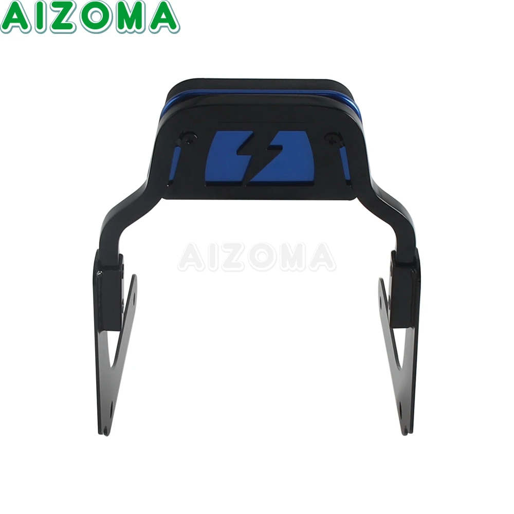 Rear Passenger Seat Back Rest Motorcycle Short Sissy Bar Backrest For Harley Softail Deluxe FLDE Slim FLSL Standard FXST FXBBS - view 3