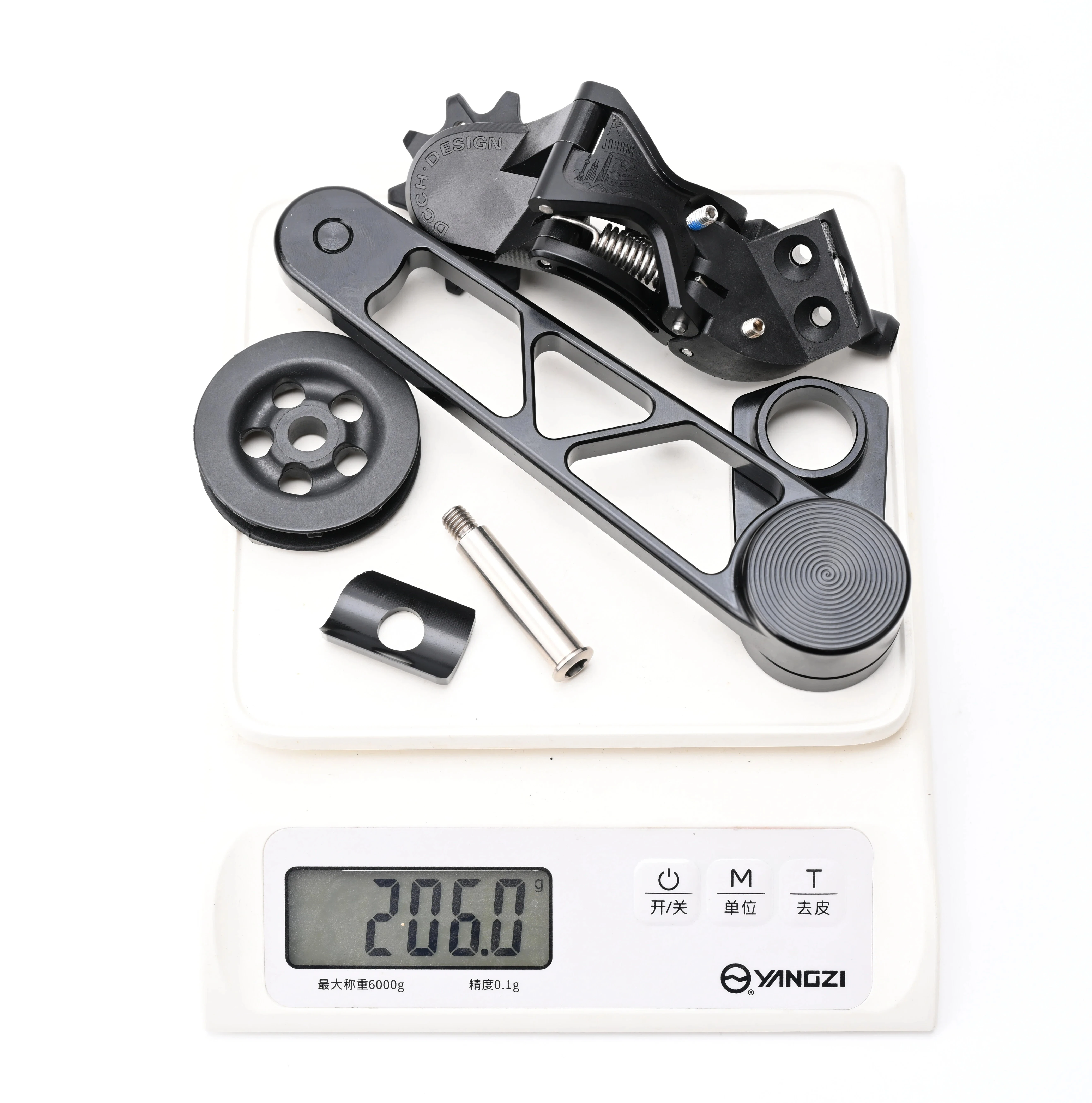 Acrz For Brompton Folding Bicycle 7-Speed Shifting System Suitable For A/C/P/T Line Aluminum Alloy CNC Transmission Kit 206g