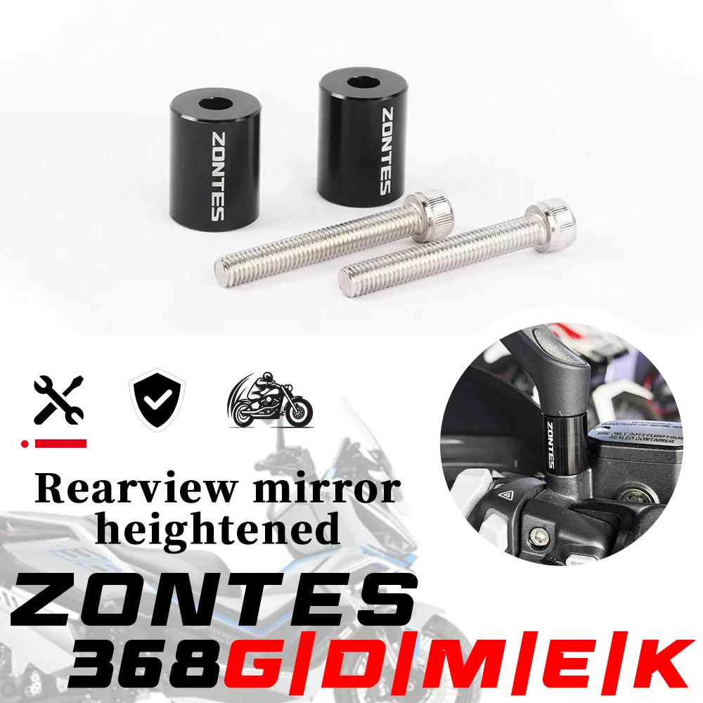 Heightening Sleeve Extenders For Rearview Mirror Wider Vision FOR ZONTES 368G/D/M/E/K
