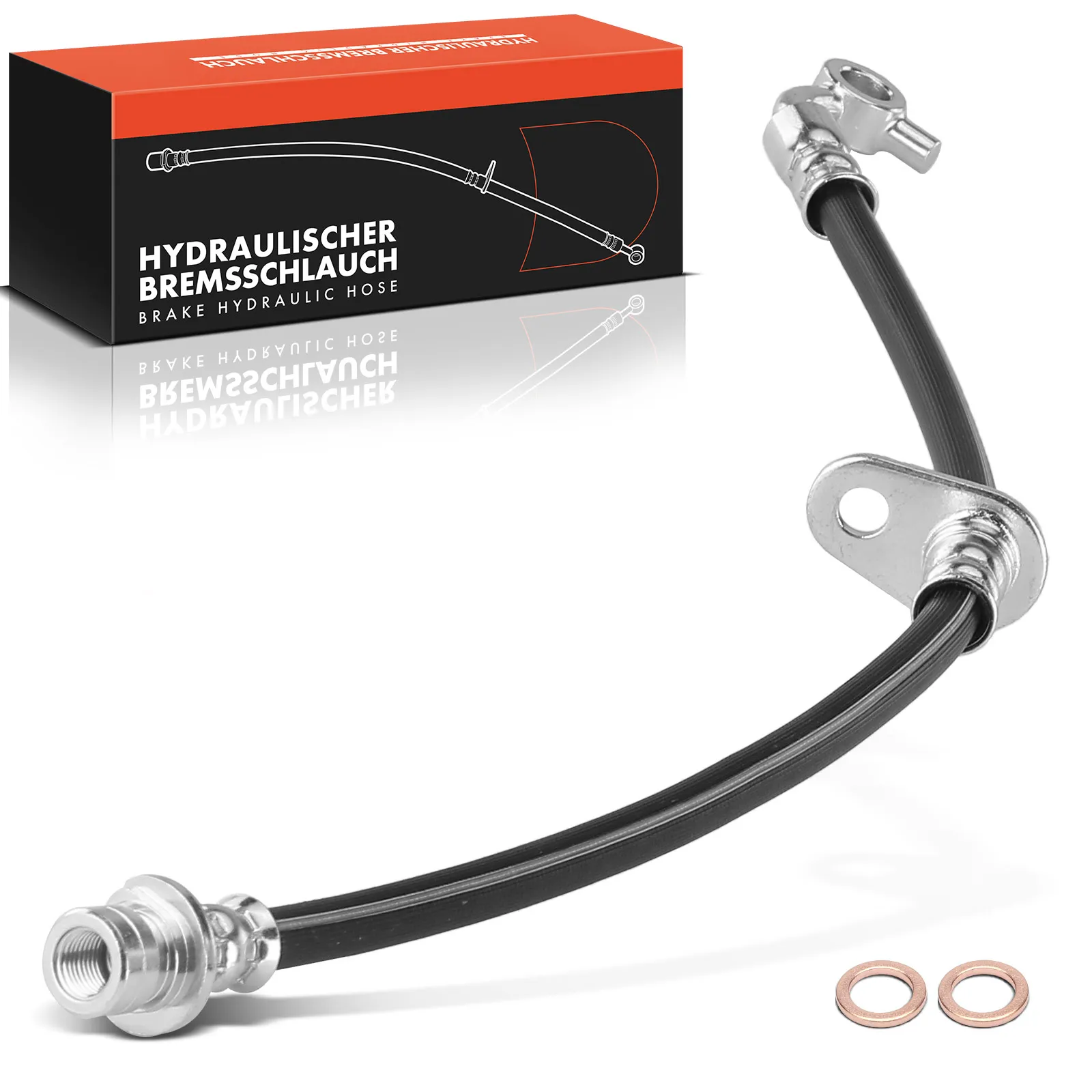 Frankberg 1x Bremsschlauch Bremsschläuche Hinterachse Links oder Rechts für Honda CR-V II RD 2.0L J3704189 BH778509 ADH253110