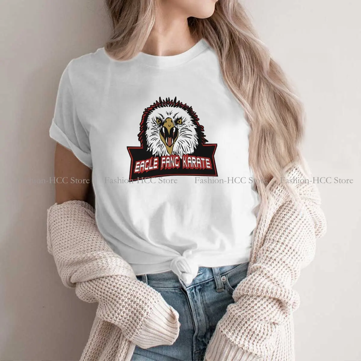 Eagle Polyester TShirt for Women Fang Karate Summer Tee T Shirt High Quality