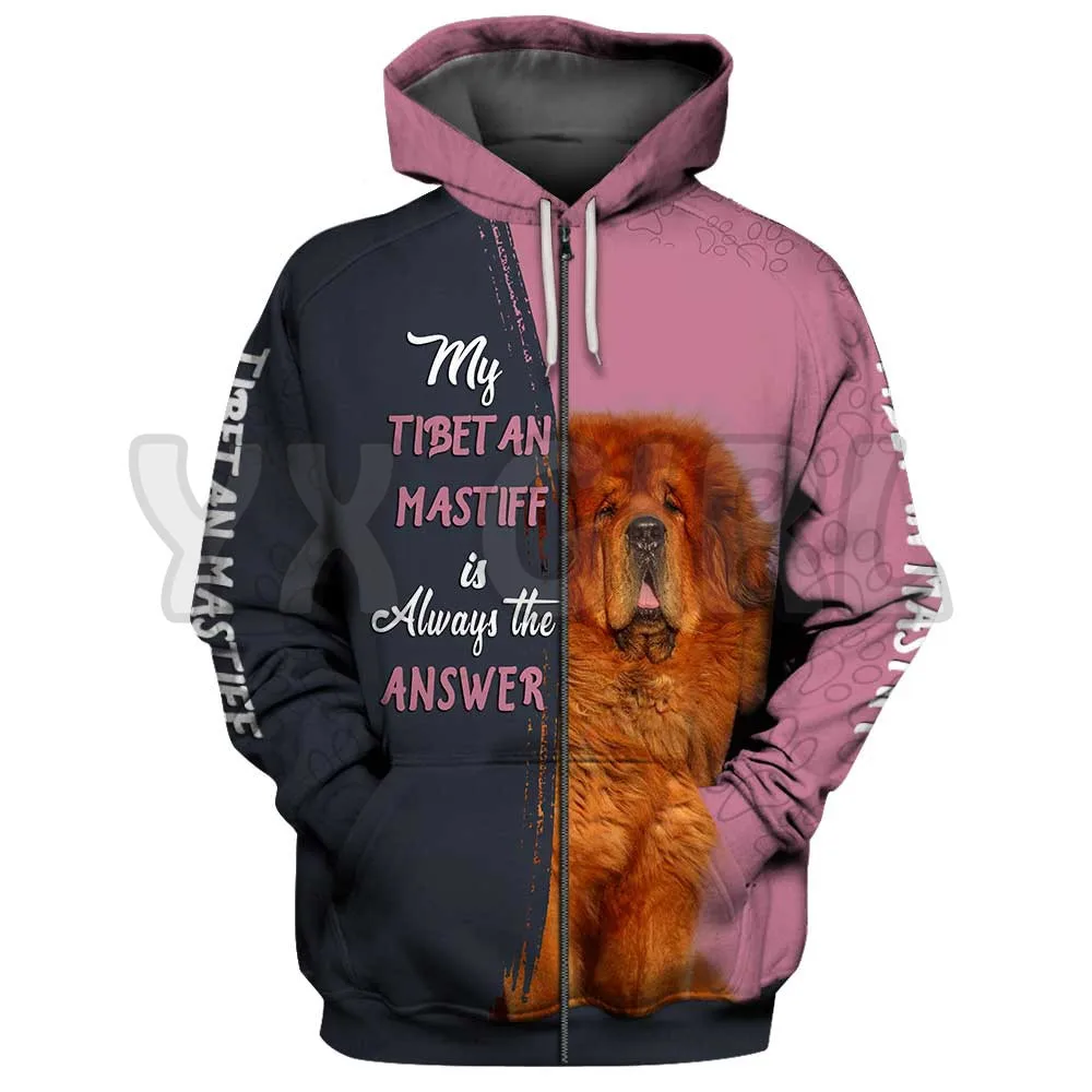 My Beagle jest zawsze odpowiedzią 3D bluzy z nadrukiem mężczyźni dla kobiet Unisex swetry bluza z kapturem na zamek Casual Street dres