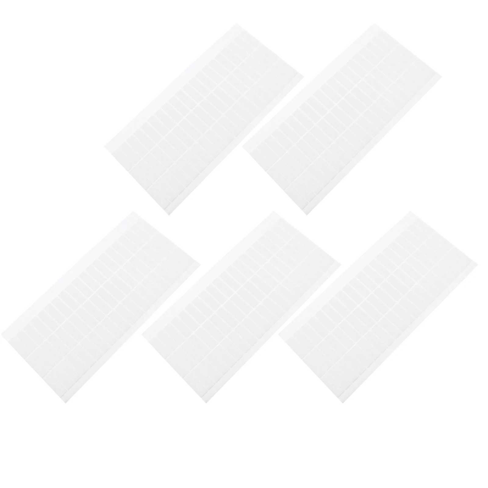 

5 Sheets Double Sided Tape Dual-Adhesive Sticky Glue Strips Self Tapes Carpet DIY Supplies Box Double-Sided