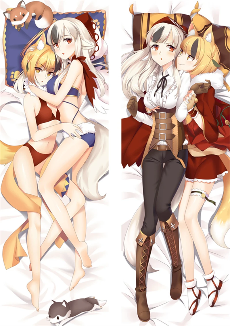 

Anime Selkie and Velouria Body Pillow Cover Fire Emblem Dakimakura Japanese Otaku Bedding Waifu Hugging Pillowcase