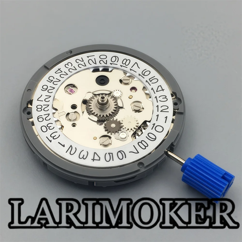 LARIMOKER GMT NH34 automatic mechanical movement 3 o'clock date function date plate high precision 24 gems movement