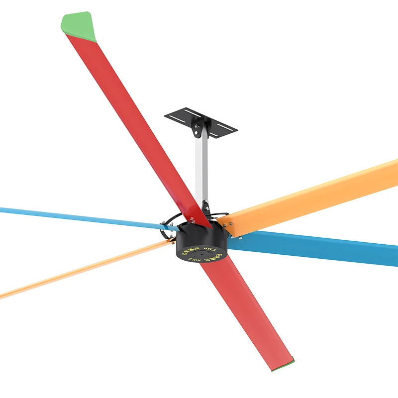 China 4m Low Noise 13ft Big Wind Air Flow Garage Vent Giant Industrial Hvls Large Ceiling Fan Wholesale