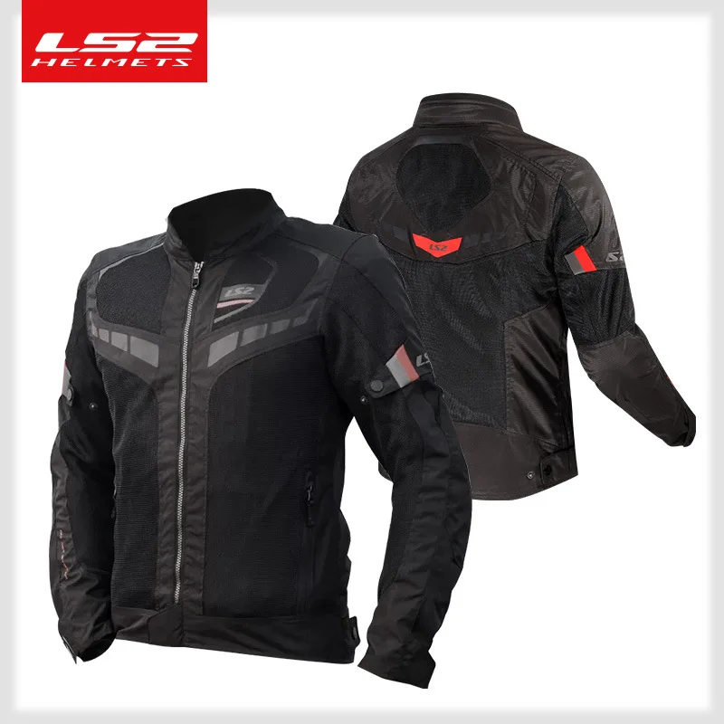

LS2 Original GARDA AIR Motorcycle Jacket Reflective Breathable CE Anti Fall Motorbike Jackets Men Women Motocross Riding Jackets