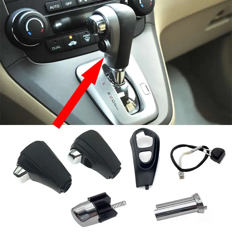 車の伝送ギアシフトノブレバーギアシフターヘッドハンドボールホンダ CRV CR-V 2007 2008 2009 2010 2011