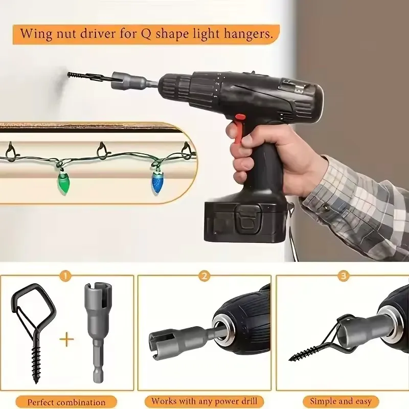 1/5/10-قطعة خطافات أمان مربعة الشكل: معلقة قوية مضادة للسقوط مع أبازيم لبونساي