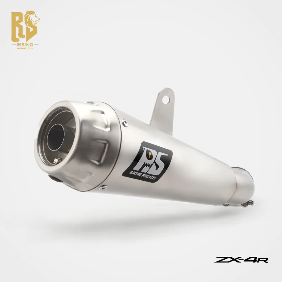 Stainless Steel Slip On Exhaust for ZX4R 2026
