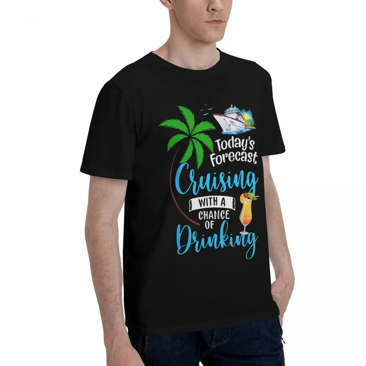 Cruising Forecast Drinking Campaign T-shirts Fitness Kemp premium Top quality Eur Size
