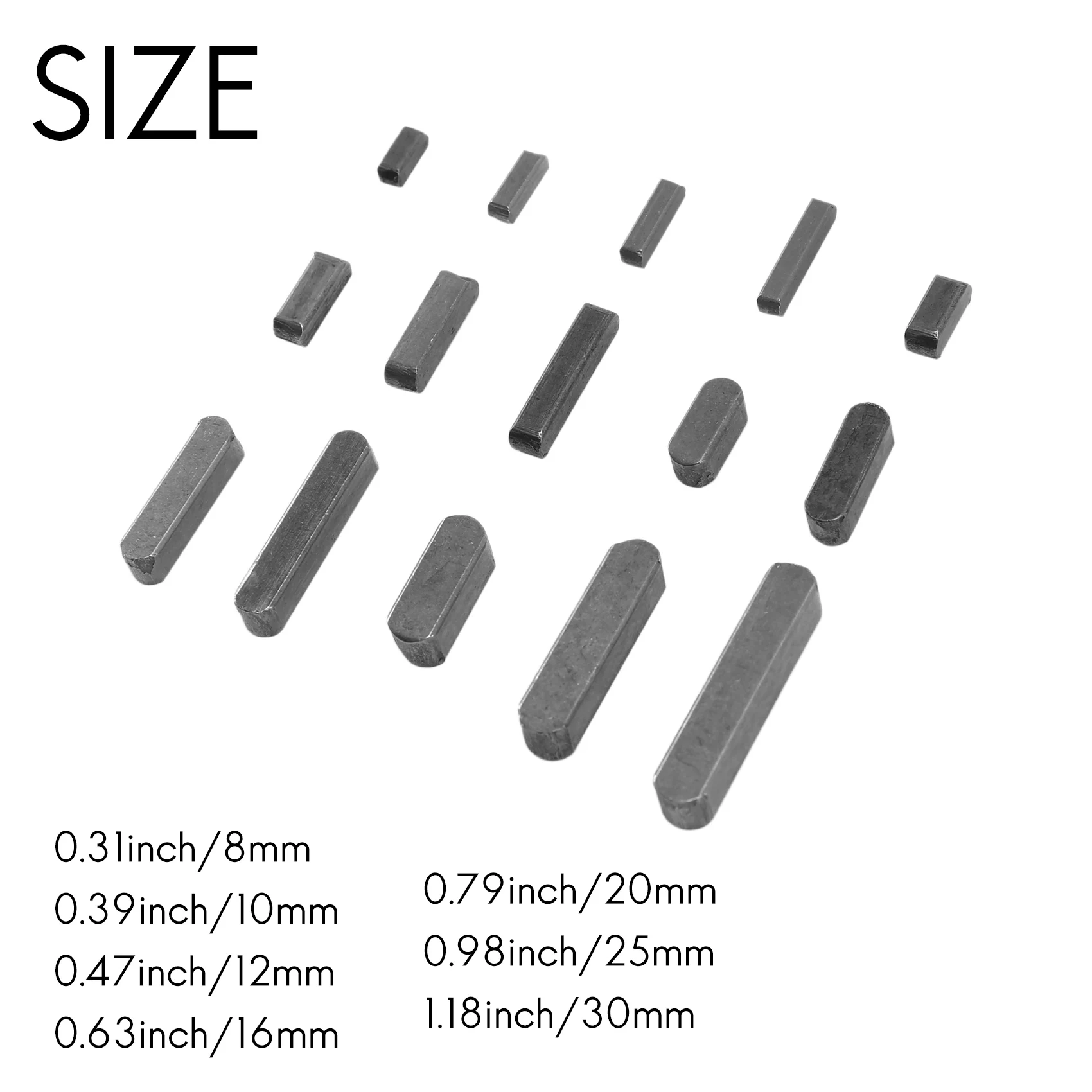 

BAAU 140 шт. Ассортимент ключей 10 мм X12 мм x 16 мм X 20 мм X25 мм X30 мм Ключевая клавиатура с закругленными перьями Ключ параллельный привод Sh