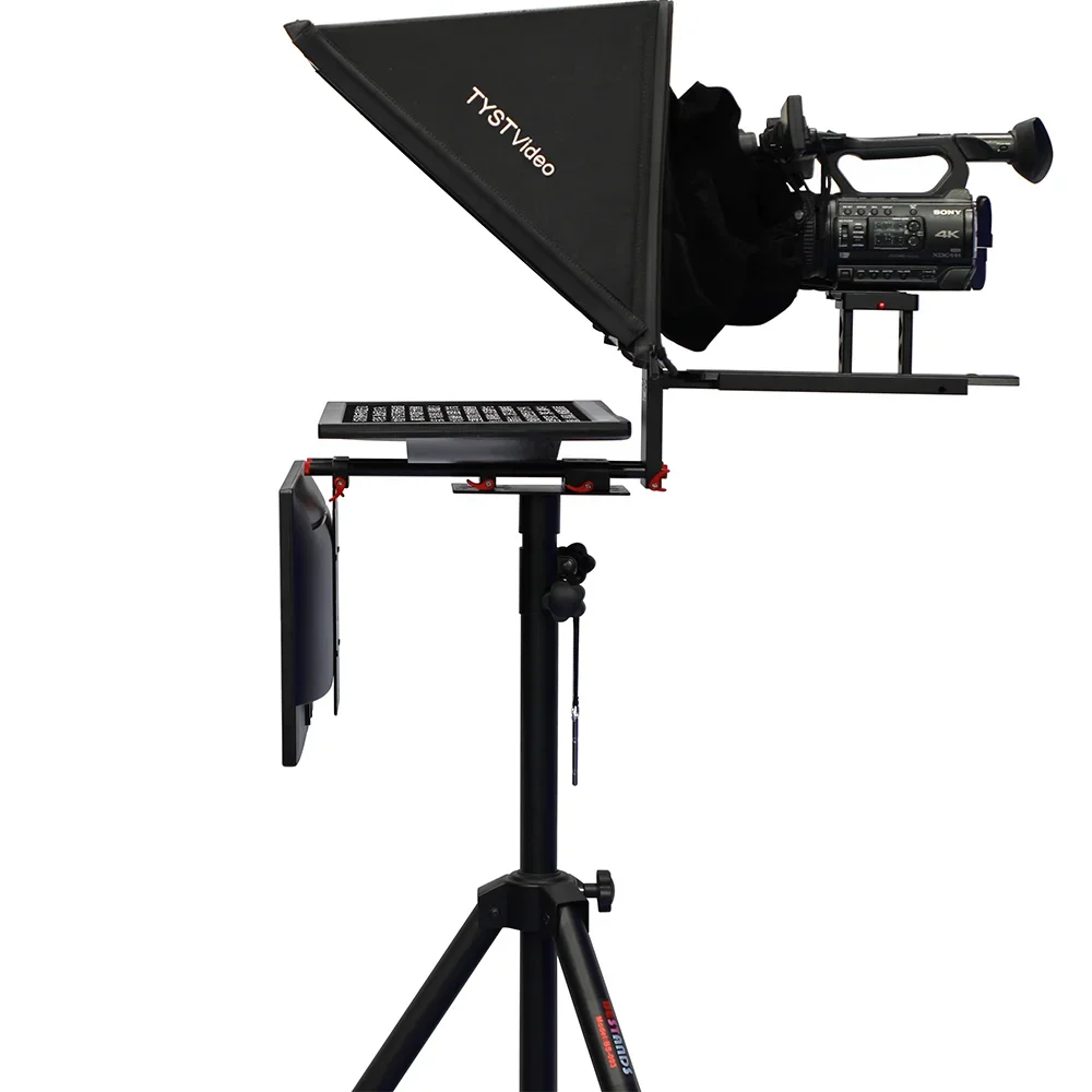 Teleprompter para Speech Press Conference, Broadcast Studio, Fornecimento de fábrica, boa qualidade, 19 e 20 Polegada, TS2000