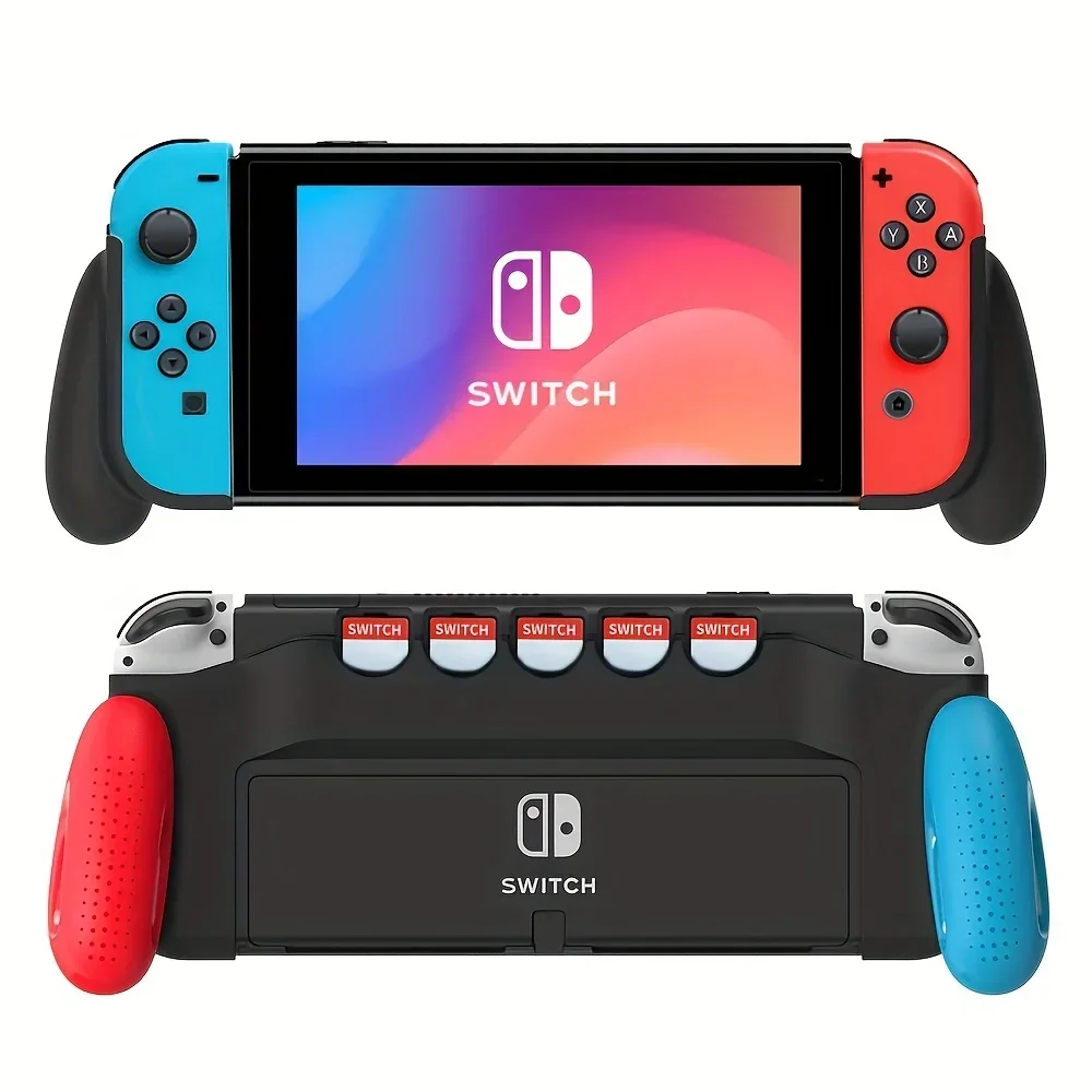 

With 5 Storage Slots Game Cards For Switch/OLED Protective Hard Case, Lightweight Shockproof Case, Switch Accessories
