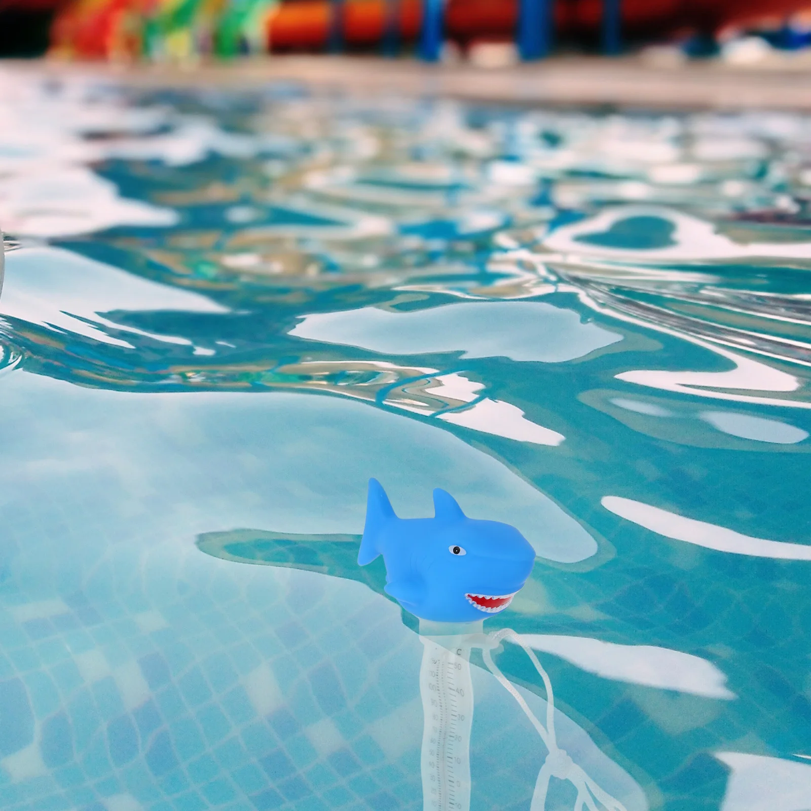 ميزان حرارة حوض السمك العائم، تصميم حيوان المحيط اللطيف، مقياس دقيق لدرجة حرارة الماء لحوض السباحة والزواحف #3