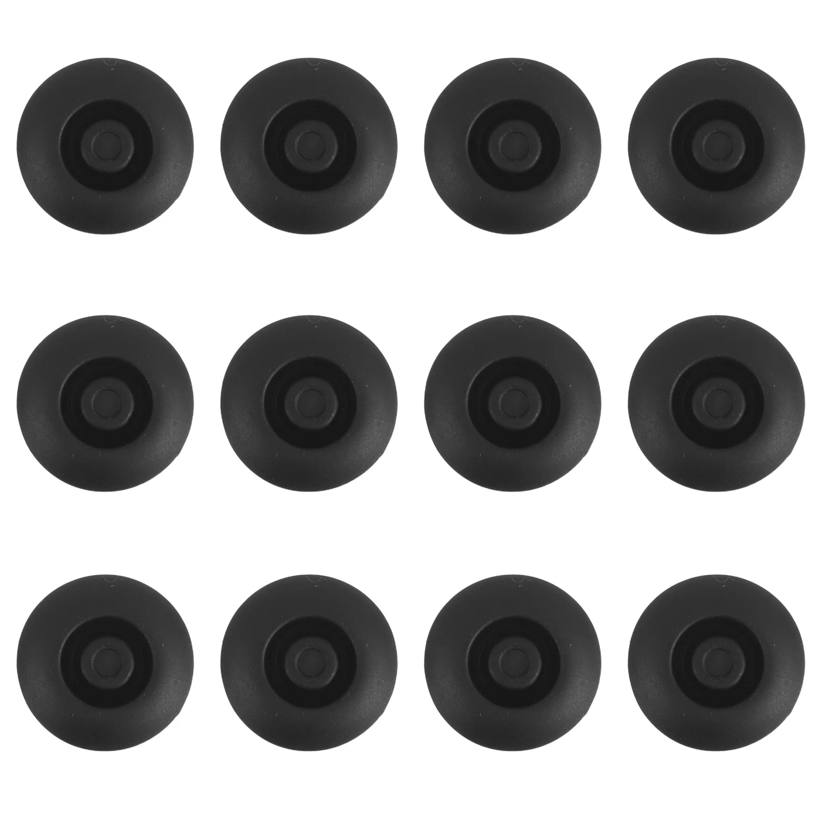 

12Pcs Rubber Dustproof Plugs Waterproof Round Hole Sealing Caps for Car Doors Chassis Side Skirt Automotive Replacement Parts