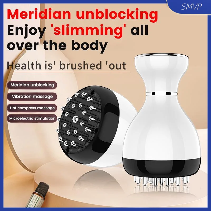 

Electric Meridian Brush Vibration Massage Constant Temperature Heat Beauty Salon Electric Meridian Brush Household Use