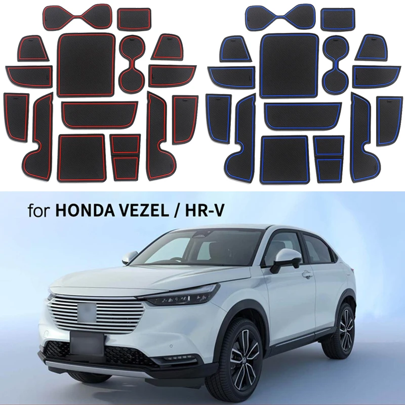 

Car Door Groove Mat For Honda VEZEL HR-V 2021-2022 Door Slot Pads Modified Dust Pad Storage Pad Car Interior Accessorie