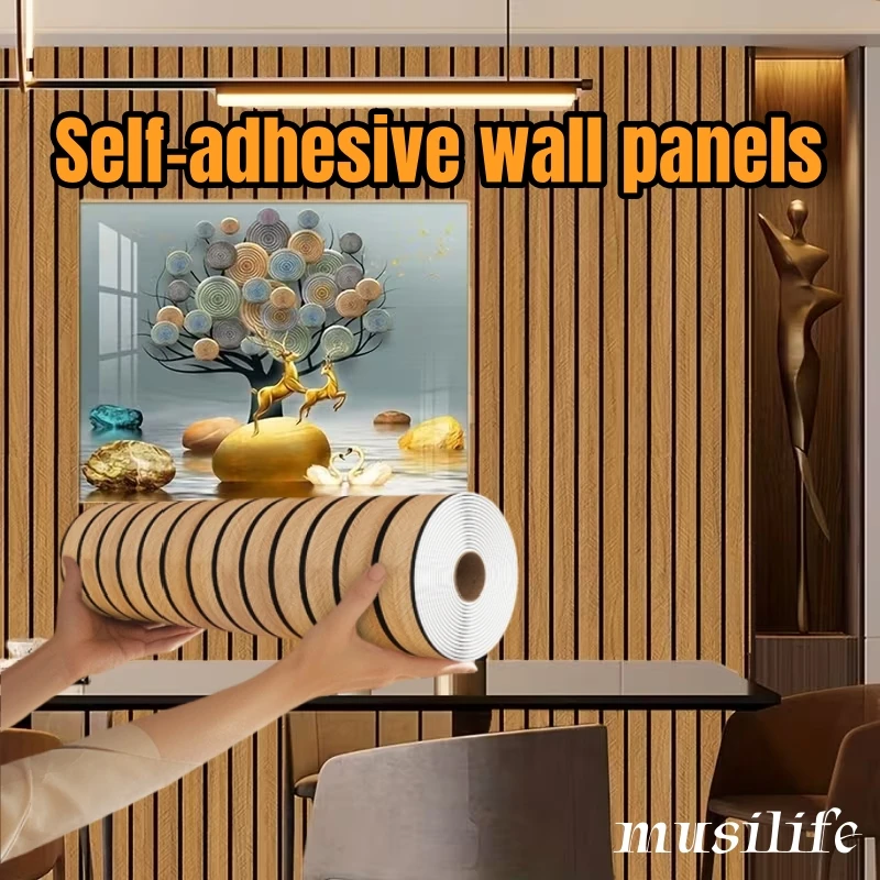 

Рулон обоев под дерево для спальни, гостиной, декора потолка и стен, самоклеящиеся декоративные наклейки для стен, декоративная облицовка стен