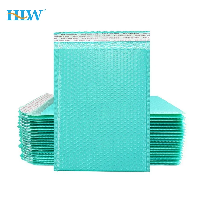 20pcs blue co extrusion film bubble bag thickened bubble foam express clothing packaging bag