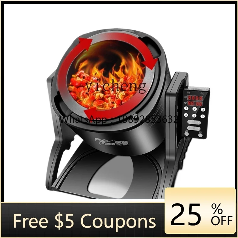 

Tqh Automatic Automatic Cooker Small Automatic Mixer Household Machine for Frying Restaurant Canteen Fried Powder Machine